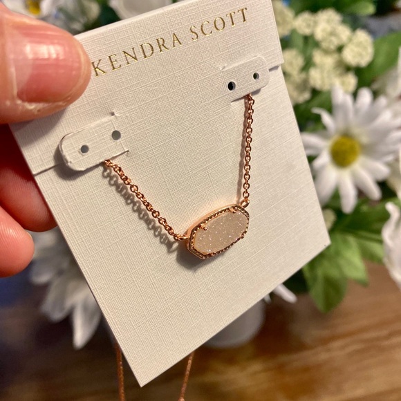 🛑 SOLD Kendra Scott Elisa Iridescent Druzy - Picture 2 of 16